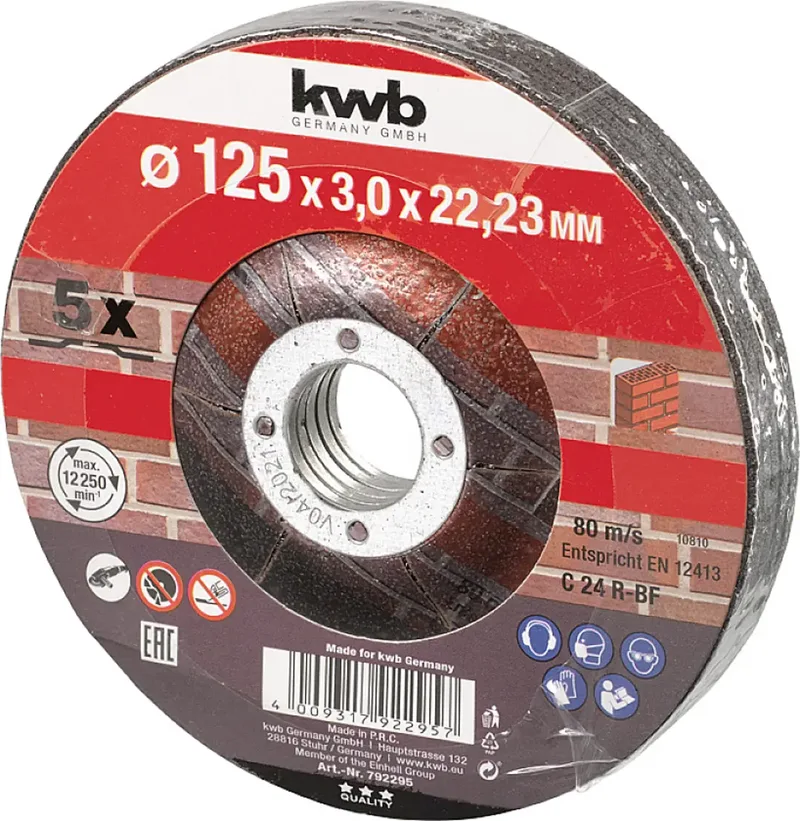Kraftixx Doorslijpschijf 125 - 5st. fra KWB – produktbillede 2 af 2