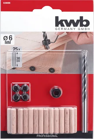 kwb 028066 Holz-Spiralbohrer-Set 31teilig 6 mm 31 St. von KWB – Produktbild 3 von 3