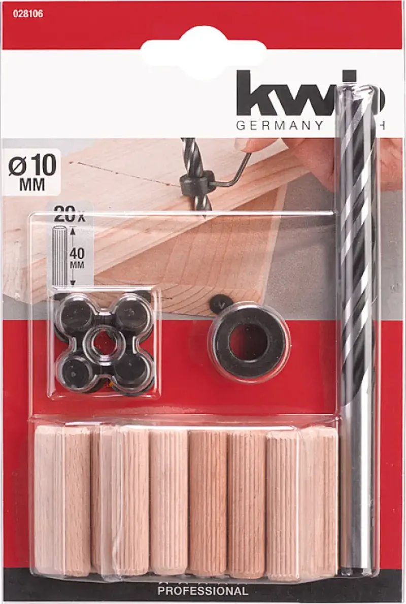kwb 028106 Træ-spiralbor-sæt 31 dele 10 mm 31 stk von KWB – Produktbild 3 von 3