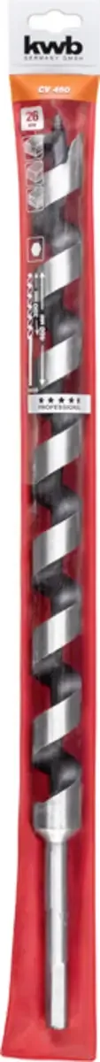 kwb 042426 Auger-borr 1 st 26 mm Total längd 460 mm Sexkant 1 st von KWB – Produktbild 2 von 2