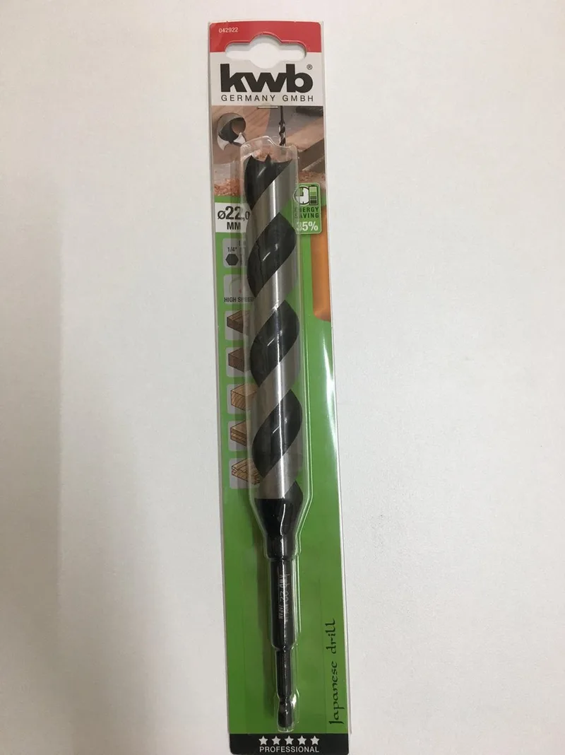 kwb 042922 Slangenboor 22 mm Gezamenlijke lengte 235 mm 1/4 (6.3 mm) 1 stuk(s) de KWB – image du produit