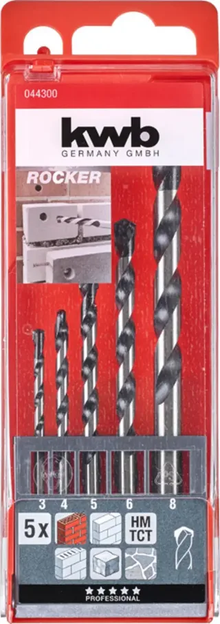 ROCKER Bohrer-Kass. 3-8, 5-tlg von KWB – Produktbild 2 von 2