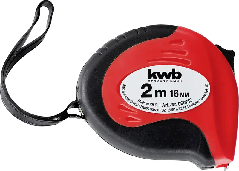 kwb 060212 Maßband 2 m Stahl, Kunststoff by KWB – product image