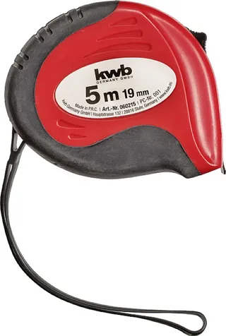 kwb 060215 Rolmaat 5 m Staal, Kunststof de KWB, Kleurloos – image du produit 2 sur 2