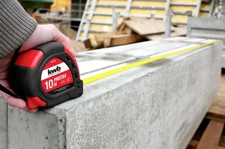 kwb 060810 Rolmaat 10 m Staal, Kunststof von KWB, Kleurloos – Produktbild 2 von 3