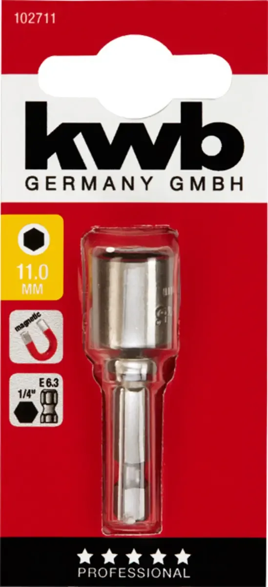 kwb 102711 Steckschlüsseleinsatz 11 mm 1 Stück Sechskant de KWB – image du produit 3 sur 3