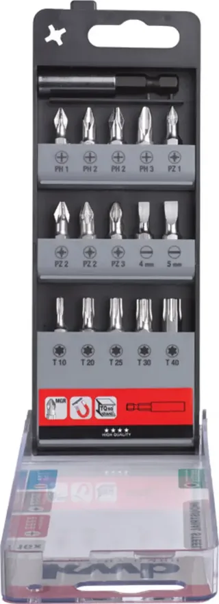 kwb 107420 Bit-Set 16teilig Haltefunktion von KWB – Produktbild 1 von 3