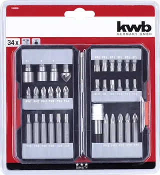 kwb 108800 Bit-Set 34teilig fra KWB – produktbillede 3 af 3