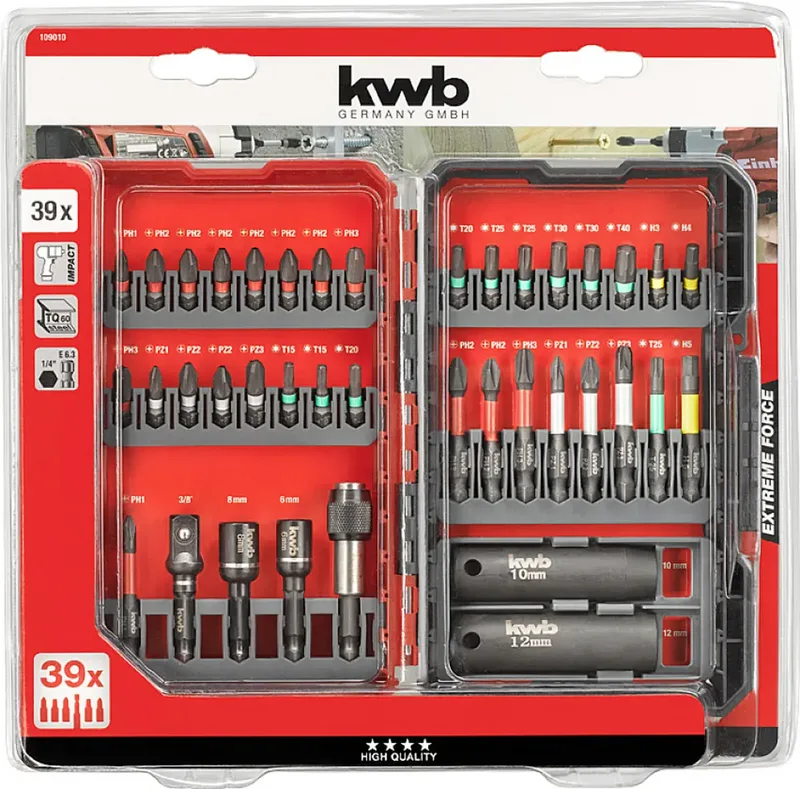 kwb 109010 Bit-Set 39teilig från KWB – produktbild 3 av 3