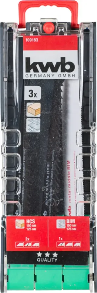 kwb 109183 Set zaagbladen, 3-delig 3 stuk(s) by KWB – product image 3 of 3