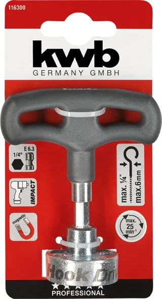 kwb 116300 Schroevendraaier voor haken by KWB, Kleurloos – product image 1 of 2