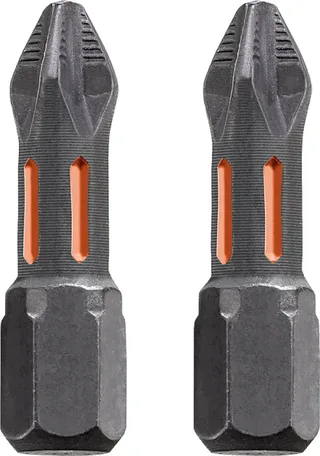 kwb 122002 Bit-Set Antrieb: 1/4 (6.3 mm) Abtrieb: Kreuzschlitz Phillips PH 2 25 mm by KWB – product image 1 of 3