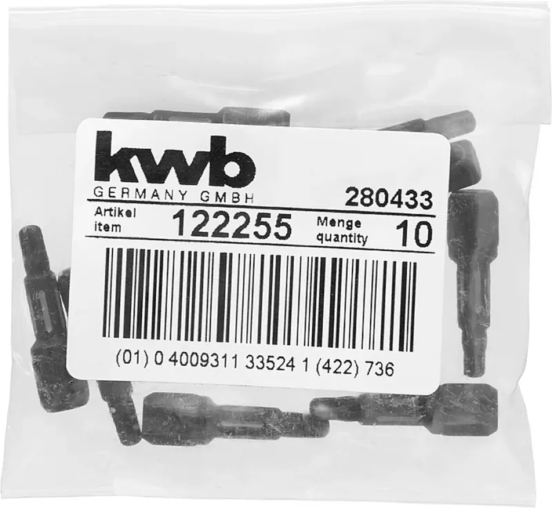 kwb 122255 TX-Bit Antrieb: 1/4 (6.3 mm) Abtrieb: TX TX 15 25 mm de KWB – image du produit 3 sur 3