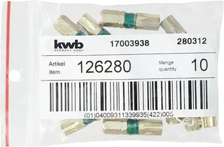 kwb 126280 TX-Bit Antrieb: 1/4 (6.3 mm) Abtrieb: TX TX 40 25 mm von KWB – Produktbild 3 von 3