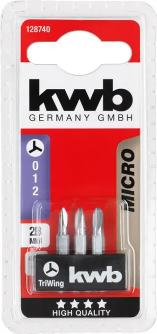 kwb 128740 128740 Bit-Set 0, 1, 2 från KWB – produktbild 3 av 3