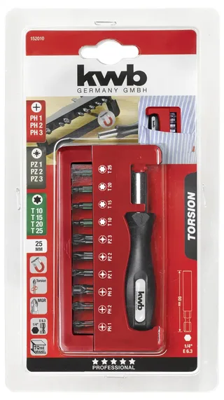 kwb 152010 Bitset 12-delig de KWB – image du produit 3 sur 3