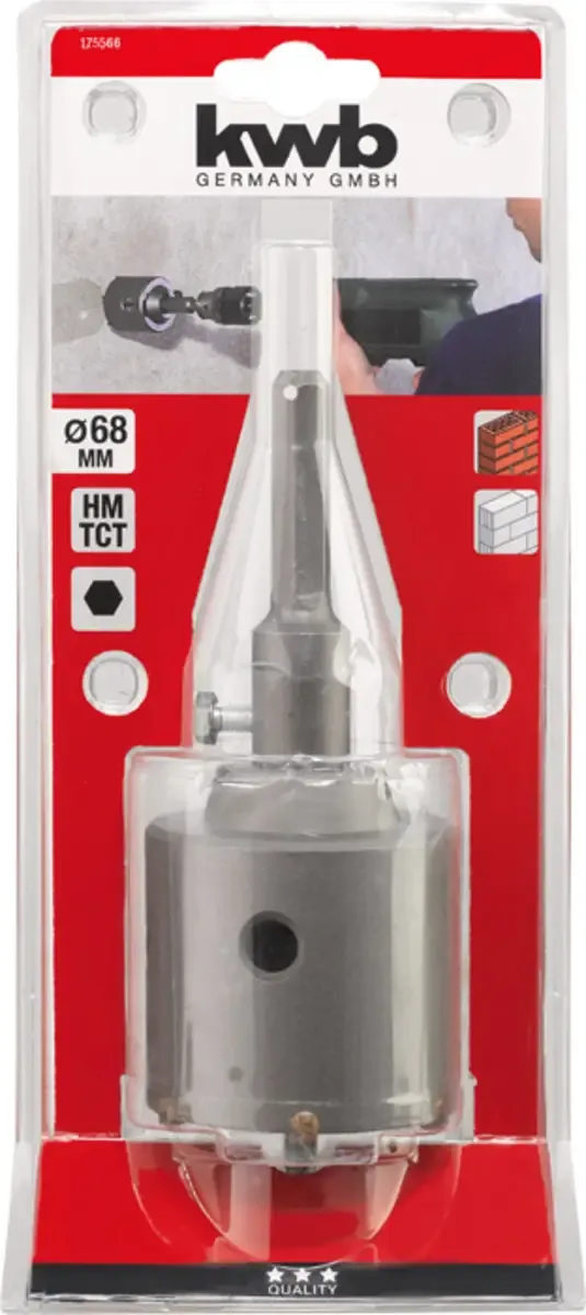 kwb 175566 Bohrkrone 68 mm 1 St. by KWB – product image 3 of 3
