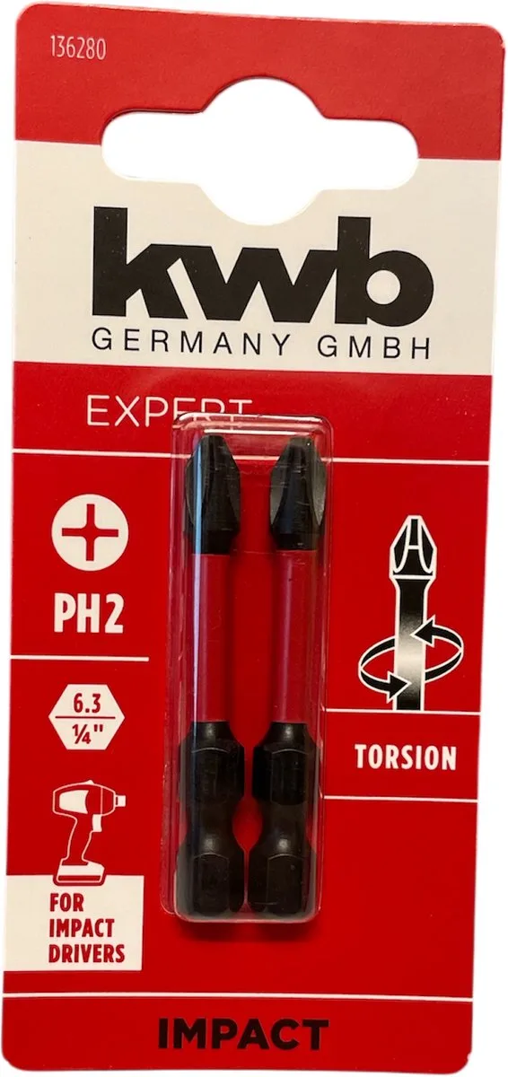 KWB 2 bitjes torsion 50 mm PH2 s2 by KWB – product image