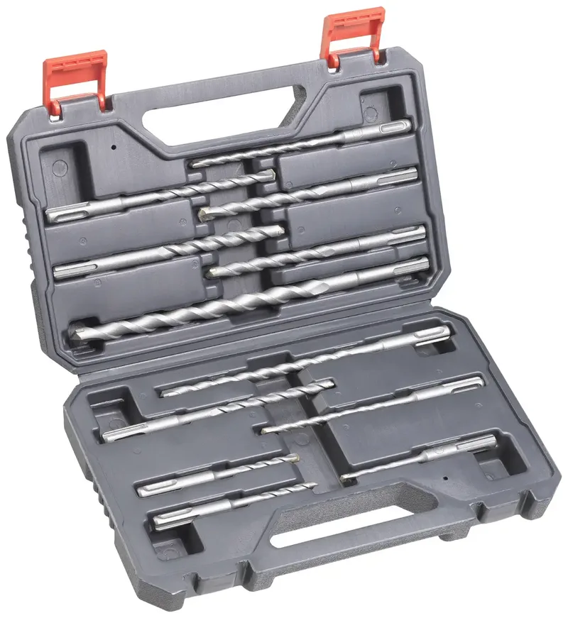 kwb 240280 40CR-Stahl Hammerbohrer-Set 12teilig 5 mm, 6 mm, 8 mm, 10 mm, 12 mm, 14 mm SDS-Plus 1 St. de KWB – image du produit 1 sur 5