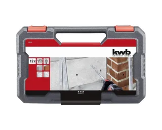 kwb 240280 40CR-Stahl Hammerbohrer-Set 12teilig 5 mm, 6 mm, 8 mm, 10 mm, 12 mm, 14 mm SDS-Plus 1 St. de KWB – image du produit 5 sur 5