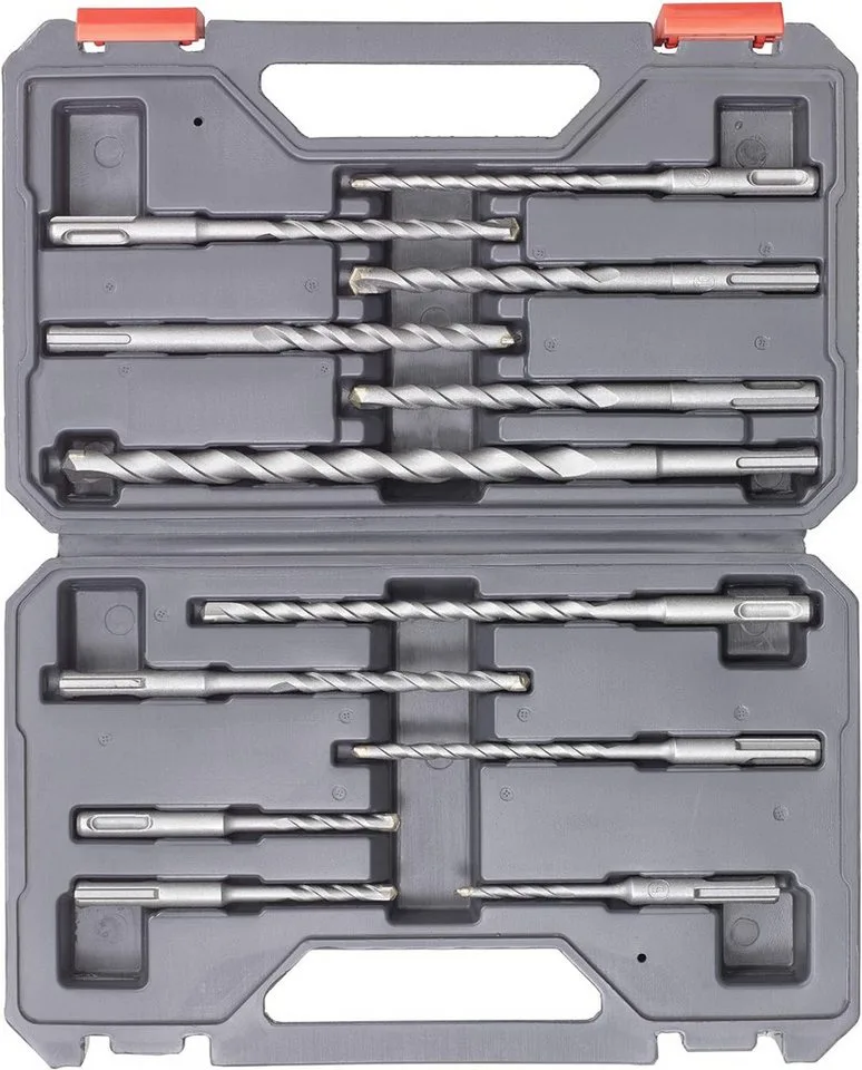 kwb 240280 40CR-Stahl Hammerbohrer-Set 12teilig 5 mm, 6 mm, 8 mm, 10 mm, 12 mm, 14 mm SDS-Plus 1 St. de KWB – image du produit 3 sur 5