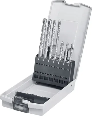 kwb 240700 40CR-Stahl Hammerbohrer-Set 7teilig 5 mm, 6 mm, 8 mm, 6 mm, 8 mm, 10 mm, 12 mm SDS-Plus 1 Set von KWB – Produktbild 1 von 2