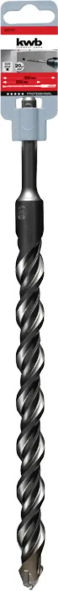 kwb 243150 acier 40CR Foret pour marteau-perforateur 1 pièce 20 mm Longueur totale 300 mm SDS-Plus 1 pc(s) de KWB – image du produit 2 sur 2
