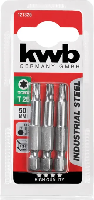 KWB 3 Bits - T25 - 50mm by KWB – product image 3 of 3