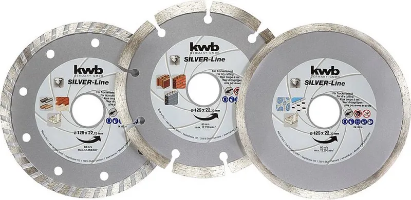 KWB - 3 DIAMANT DOORSLIJPSCHIJVEN - 125MM by KWB – product image 1 of 3