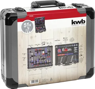 kwb 370740 Werkzeugkoffer bestückt 51teilig von KWB – Produktbild 1 von 2