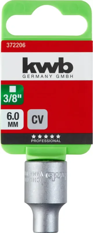 kwb 372206 Steckschlüsseleinsatz 6 mm 3/8 von KWB – Produktbild 2 von 2