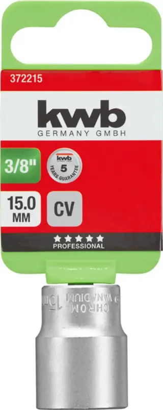kwb 372215 Steckschlüsseleinsatz 15 mm 3/8 by KWB – product image 2 of 2