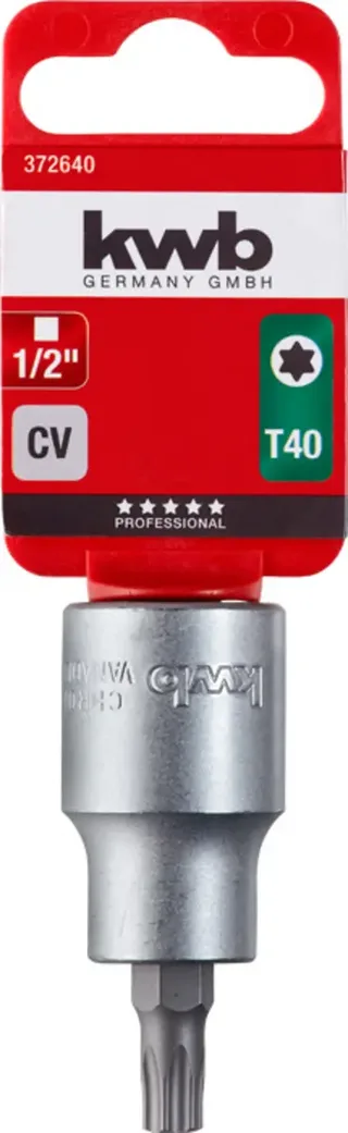 kwb 372640 Steckschlüssel-Bit-Einsatz T 40 1/2 de KWB – image du produit 2 sur 2