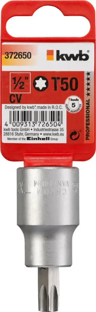 kwb 372650 Steckschlüssel-Bit-Einsatz T 50 1/2 by KWB – product image 2 of 2