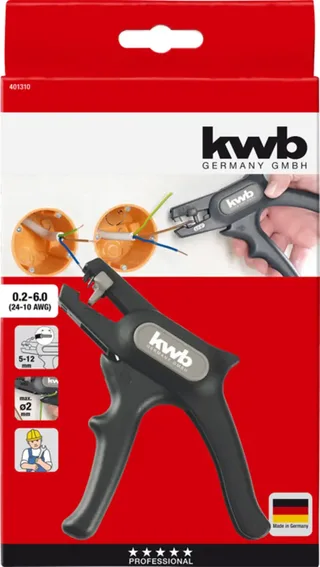 kwb 401310 Pince à dénuder appareil de coupe inclus 0.2 à 6 mm² de KWB – image du produit 3 sur 3