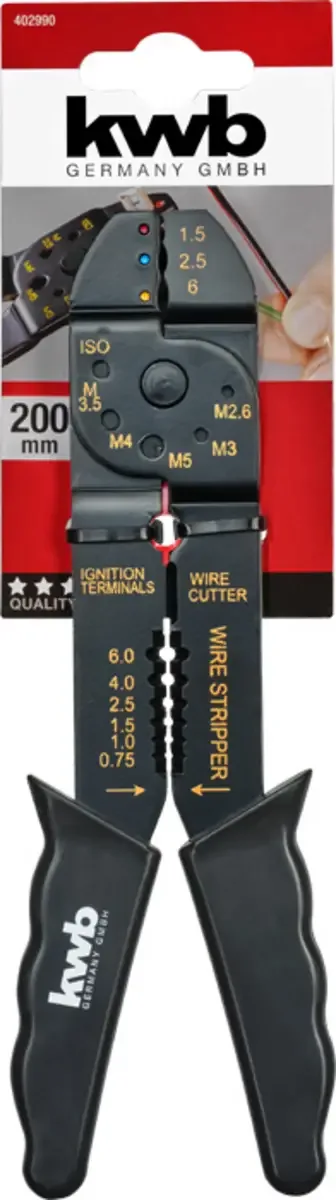 kwb 402990 Krimptang 0.75 tot 6 mm² von KWB, Kleurloos – Produktbild 3 von 3