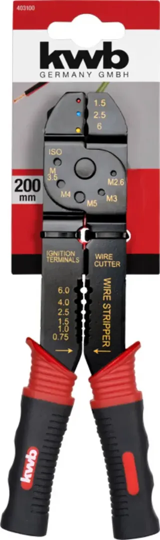 kwb 403100 Crimpzange 0.75 bis 6 mm² by KWB – product image 3 of 3