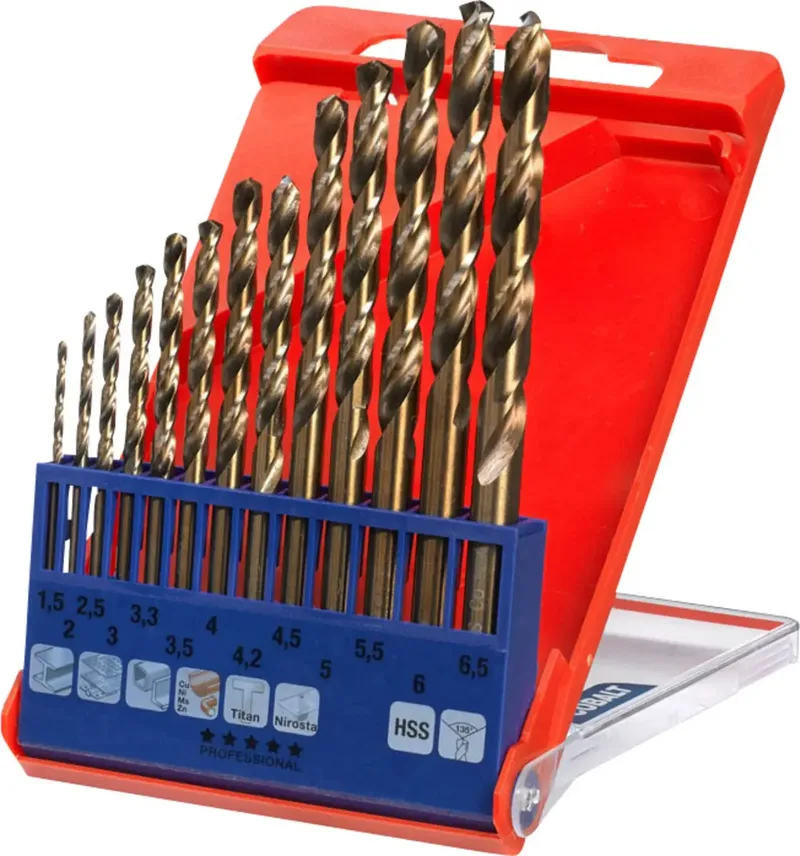 kwb 421600 HSS-Co Metall-Spiralbohrer-Set 13teilig M35 DIN 338 Zylinderschaft 1 St. by KWB – product image 1 of 3