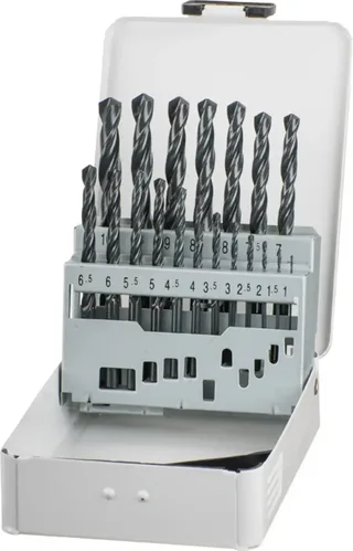 kwb 421944 HSS Metall-Spiralbohrer-Set 19teilig 1 mm, 1.5 mm, 2 mm, 2.5 mm, 3 mm, 3.5 mm, 4 mm, 4.5 mm, 5 mm, 5.5 mm, 6 mm, 6.5 mm, 7 mm, 8 mm, 8.5 mm, 9 mm de KWB – image du produit 1 sur 3