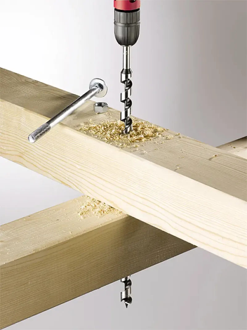 kwb 42290 Slangenboor set 8 mm, 10 mm, 12 mm, 14 mm, 16 mm, 18 mm Gezamenlijke lengte 230 mm 6 stuk(s) de KWB – image du produit 2 sur 3