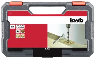 kwb 42290 Slangenboor set 8 mm, 10 mm, 12 mm, 14 mm, 16 mm, 18 mm Gezamenlijke lengte 230 mm 6 stuk(s) de KWB – image du produit 3 sur 3