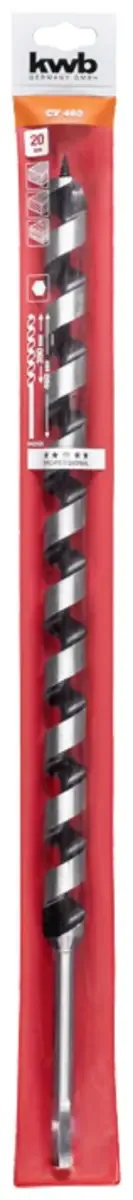 kwb 42420 Slangenboor 20 mm Gezamenlijke lengte 460 mm 1 stuk(s) fra KWB – produktbillede 2 af 2