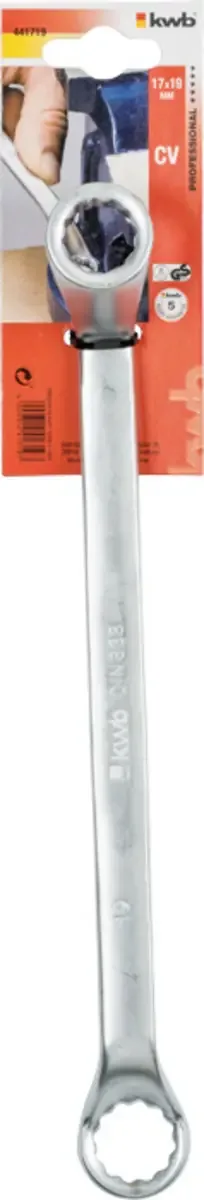kwb 441719 Clé polygonale 1 pièce Ouverture de clé (métrique) 17 - 19 mm de KWB – image du produit 3 sur 3