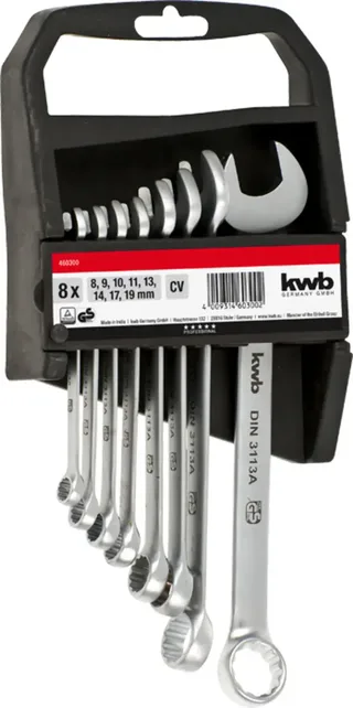 kwb 460300 Jeu de clés à œil 8 pièces Ouverture de clé (métrique) 02 - 56 mm de KWB – image du produit 2 sur 2