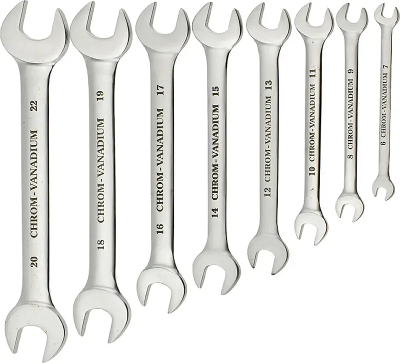 kwb 470300 Doppel-Maulschlüssel-Satz 8teilig Schlüsselweite (Metrisch) 02 - 56 mm von KWB – Produktbild 1 von 2
