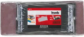 kwb 485170 Professionele handslijperset, met 50 schuurstroken 93 x 230 mm 1 stuk(s) de KWB – image du produit 3 sur 3