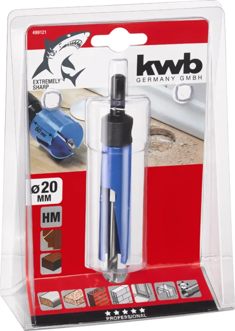 kwb 499121 Lochsäge 20 mm C45 1 St. by KWB – product image 3 of 3