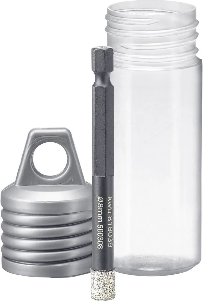 kwb 500308 Tegelboor 8 mm 1/4 (6.3 mm), Zeskant schacht 1 stuk(s) de KWB – image du produit 1 sur 2