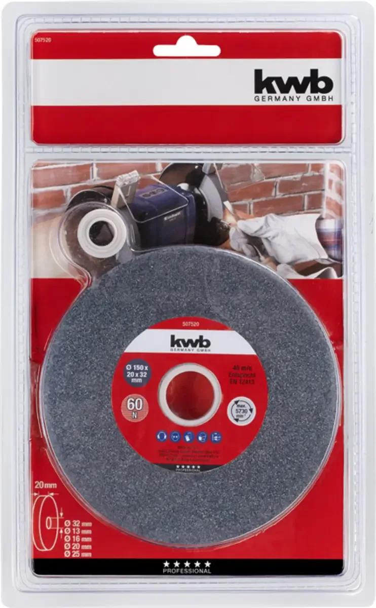 kwb 507520 Schleifscheibe Durchmesser 150 mm 1 St. by KWB – product image 3 of 3