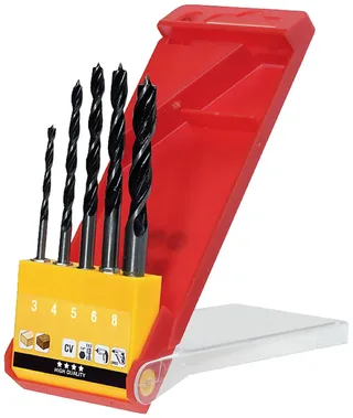 Holzbohrer E6.3 Kass 3-8 5-tlg von KWB – Produktbild 1 von 3